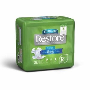 Medline Fitright Restore Brief Wrap Reg Lavendar 80