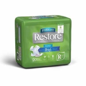 Medline Fitright Restore Brief Wrap Reg Lavendar 80