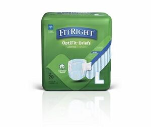 Medline Fitright Ultra Brief Wrap L Blue 80