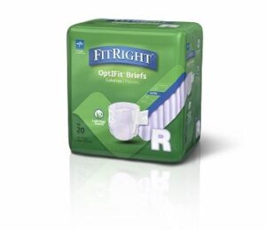 Medline Fitright Ultra Brief Wrap Reg Lavendar 80
