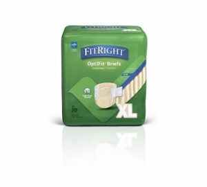 Medline Fitright Ultra Brief Wrap XL Beige 80