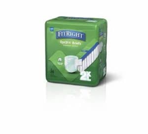 Medline Fitright Ultra Brief Wrap XXL Green 80