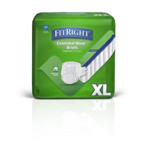 Medline Extended Wear Brief Wrap XL 60