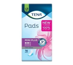 TENA Pads Mini Plus Long Length pack/16