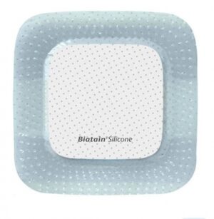 33452 Biatain Silicone Lite Adhesive Foam 5cm x 5cm ea