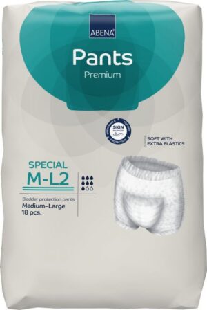 Abena Pants ML2 1700ml pack/18