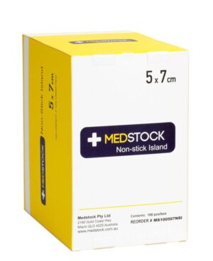 Medstock Fabric Island Dressing 10cm x 10cm Box of 100
