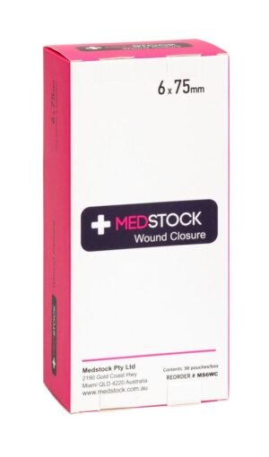 Medstock Wound Closure 3mm x 7.5mm - per pkt